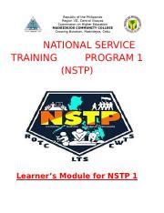 NSTP 1 .